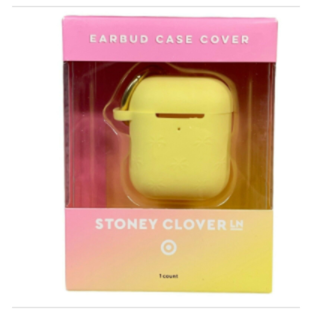 Stoney Clover Lane X Target Yellow Silicone Airpod Earphone Cover Case NEW
